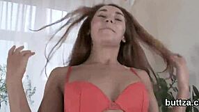 Flawless Half-Naked Petite Chick Gets Nailed in Stretched Anus