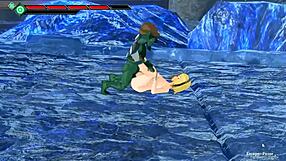 the pretty blonde explores wizard lilia in new hentai gameplay.