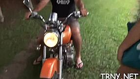 I watch shemale beauty in hardcore blowjob scene