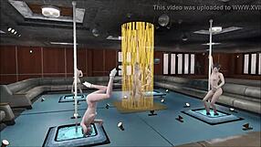 Fallout 4 Multi Pole Dance With Sexy Anime Hentai Characters