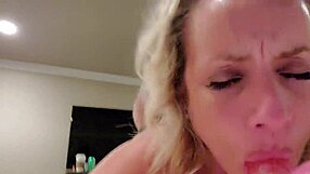 Horny wife cheats with neighbor in passionate fucking