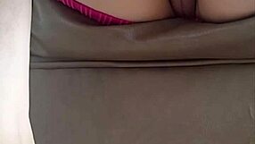 Beautiful Argentinian Babe Reveals Pink Pussy Under Skirt in Voyeur Scene