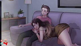 i'm obsessed with footjobs in house chores ep 9