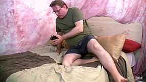 Chubby Blonde Milf Sucks And Licks Cock Pov