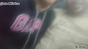 Public Adventure: Gata Mistica Sucks DJ Jump Inside a Bus in RJ