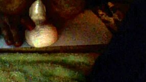 mature sissy in stockings rides thick dildo