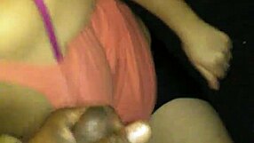 Husband swallows black cock in interracial encounter