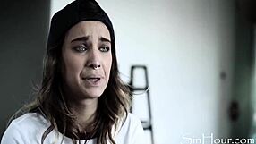 I felt so torn converting Uma Jolie, my lesbian stepsister, in the garage