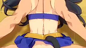 Cheerleader Loses Bet, Exposes Pussy in Hentai Style