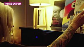 arteya, the chubby blonde teen 18+, indulges in solo masturbation with her big tits