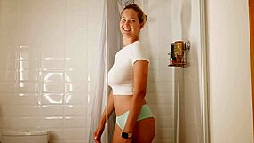 stella cardo reveals dry vs wet tops in huge fetish show!