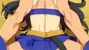 Cheerleader Loses Bet, Exposes Pussy in Hentai Style