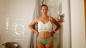 stella cardo reveals dry vs wet tops in huge fetish show!