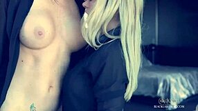 Lesbians licking pussies with toys