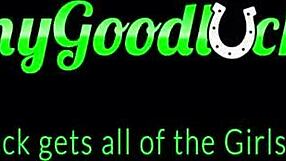 Babe in fishnets rides monster cock hard.