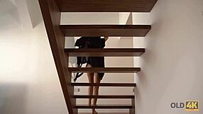 Why does this old man rush to satisfy a horny girl at dawn?