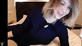 my favorite cute cam girl performs