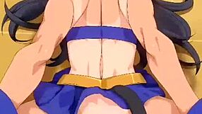 Cheerleader Loses Bet, Exposes Pussy in Hentai Style