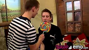 Twink Timmy Clark's Lollipop Fetish Missionary Drilling