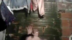 brunette dancing on the floor