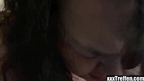 Does this german bbw amateur get fucked at home?