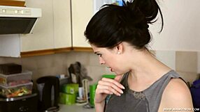 Cute british babe sucks off two cocks to impress her boyfriend