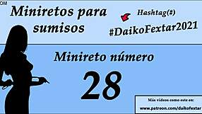 Shemale Gives Jerk Off Instructions to Cum