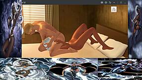 Mikeg Deepthroats Charmed Storm in Interracial 3D Cartoon Action!