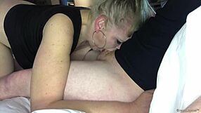 Jenna Jaymes deepthroats fan with raw power in hotel.