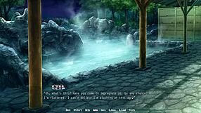 In breeding village episode 4, characters enjoy a threesome in the hotspring