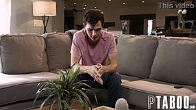 Lexi Luna gives Josh Rivers POV blowjob with big tits.