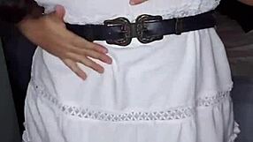 Dancing In Red Panties - Part 1 With Small 18+ Tits Amateur