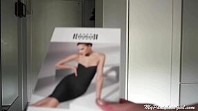 My Pantyhose Girl Feels Sexy In Bra And Pantyhose