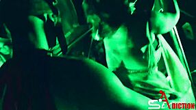 crazy double lesbian show with sexy spartan action