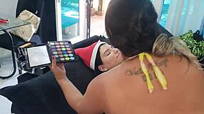 want to see paty bumbum enjoying christmas with big ass fetish?