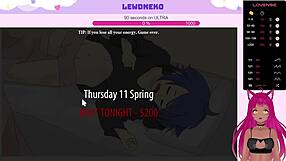 vtuber lewdneko moans during anal assfucking in femboy burgers game