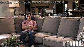 Lexi Luna gives Josh Rivers POV blowjob with big tits.