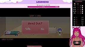 vtuber lewdneko moans during anal assfucking in femboy burgers game