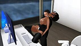 Rapidinha na festa de Natal do escritório com clima de safadeza