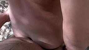 Horny stepmom lures him into raw outdoor banging. She gets his cum in seconds!