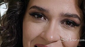 Victoria Voxxx knows exactly what she wants, fingering her shaved pussy in lingerie while kissing and sucking