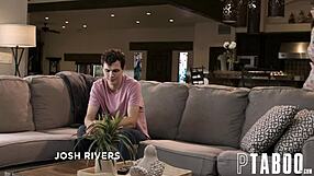 Lexi Luna gives Josh Rivers POV blowjob with big tits.