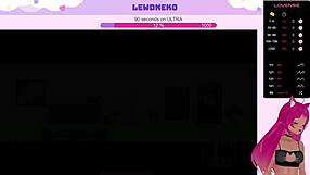 vtuber lewdneko moans during anal assfucking in femboy burgers game