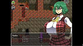 Yuka in Bunnysuit from Yokai Pornplay Hentai Game Ep 20! Handjob for a Dirty Old Pervert!