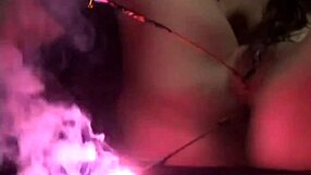 Asian BDSM fetish babes get their petite pussies bound and teased in wild action.