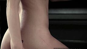 Fetish Brunette In Heels Receives Facial Cumshot