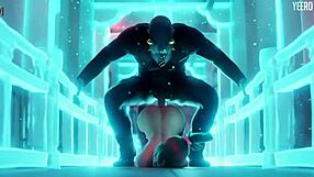 Kiriko endures intense face fucking and cumshot.