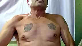 Célio Borba teases sensually just for you with big cock action.