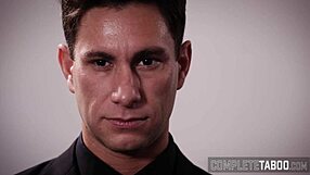 Fetish Brunette In Heels Receives Facial Cumshot