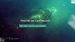 hot athletic girl masters vibrator with her feet